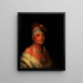 Shaumonekusse Prairie Wolf Oto - Charles Bird King — cuadro enmarcado en la pared