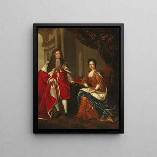Charles Boit after - Portrait of Queen Anne of England and George Prince of Denmark.webp