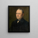 Portrait of a Man - Charles Boom — framed artwork on a wall