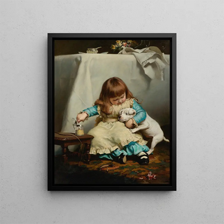 Charles Burton Barber - Once Bit Twice Shy.webp