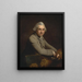 Autorretrato - Charles Catton — cuadro enmarcado en la pared