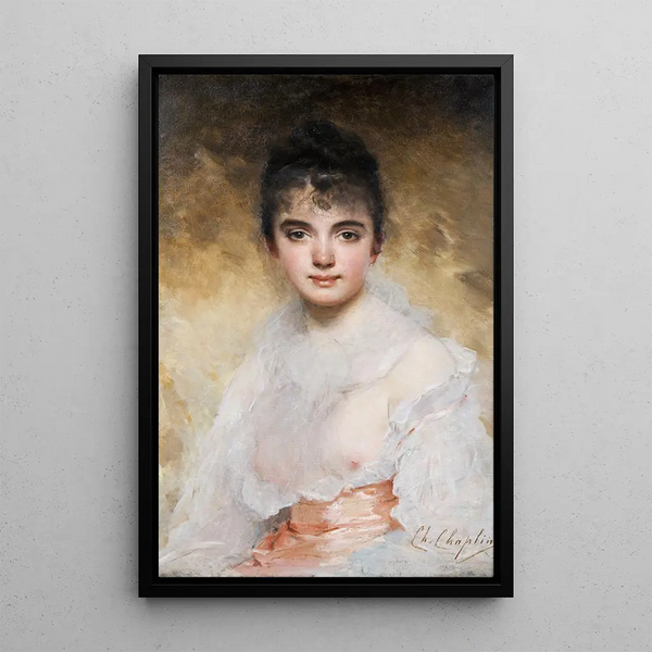 Charles Chaplin - Portrait Of A Young Woman.webp