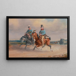 Charles Cooper Henderson - A Scene on the Road in France.webp