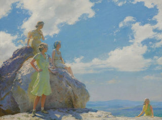 Charles Courtney Curran - Bear Rocks.webp