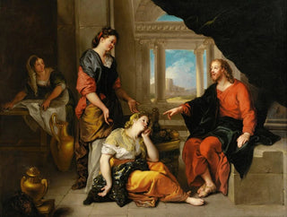Charles De La Fosse - Christ At The Home Of Martha And Mary.webp