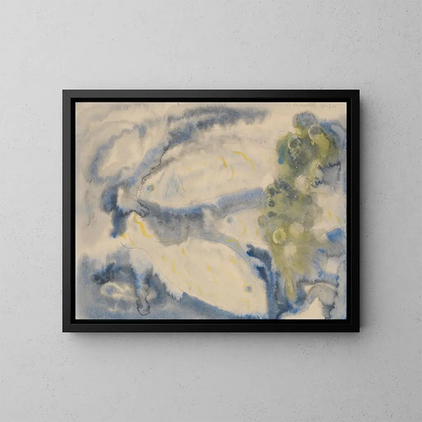 Serie de peces n° 1 - Charles Demuth — cuadro enmarcado en la pared