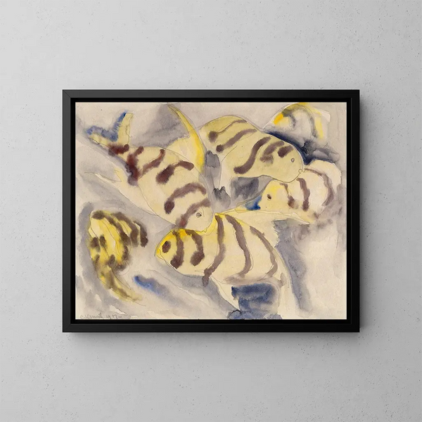 Serie de peces n° 3 - Charles Demuth — cuadro enmarcado en la pared