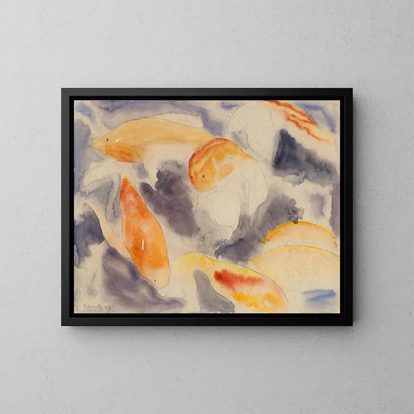 Serie de peces n° 4 - Charles Demuth — cuadro enmarcado en la pared