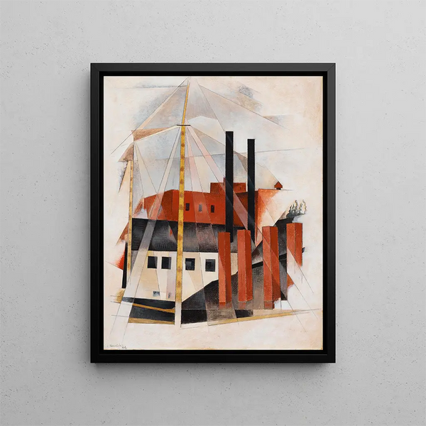 Vacaciones de los mudanceros de piano - Charles Demuth — cuadro enmarcado en la pared