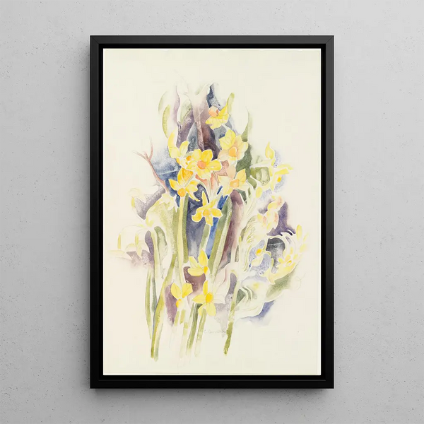 Pequeñas jonquillas - Charles Demuth — cuadro enmarcado en la pared