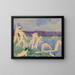 Douze garçons nus à la plage - Charles Demuth — framed artwork on a wall