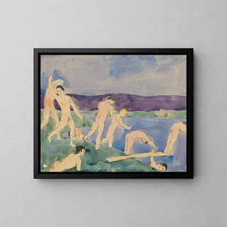 Charles Demuth - Twelve Nude Boys at the Beach.webp