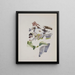 Zinnias - Charles Demuth — framed artwork on a wall