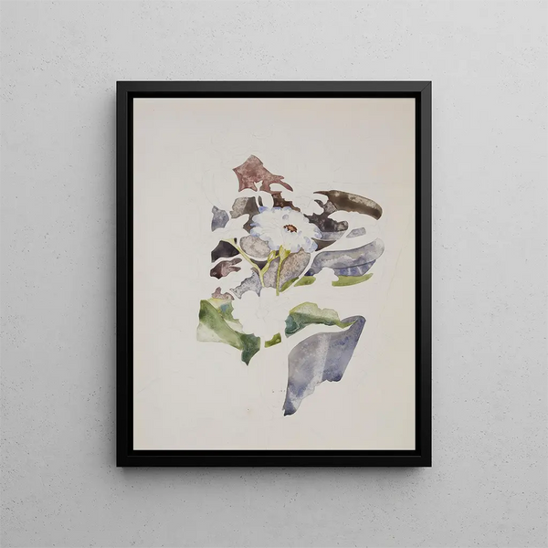 Zinnias - Charles Demuth — cuadro enmarcado en la pared