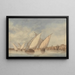 View of the Nile - Charles Dyce — framed artwork on a wall