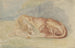 Lion endormi - Charles Edmond Saint-Marcel-Cabin — artwork view