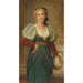 retrato de una dama con un collar de coral - Charles Edward Perugini — vista de la obra