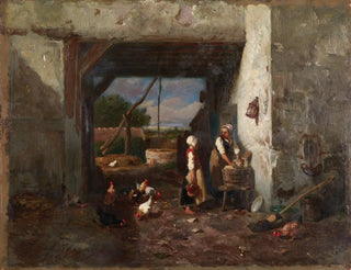 Charles Emile Jacque - Hhnerhof.webp