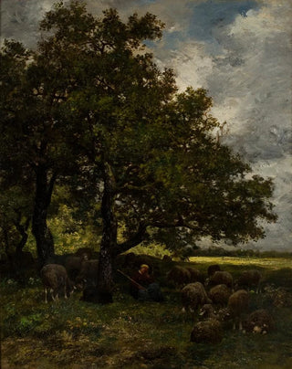 Charles Emile Jacque - Rural Landscape.webp