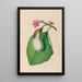 South American tropical flower and fruit drawings Pl07 - Charles Empson — framed artwork on a wall