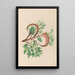 South American tropical flower and fruit drawings Pl09 - Charles Empson — framed artwork on a wall