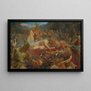 Charles Ernest Butler - Death Of A Viking Warrior.webp