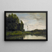 Rives de l'Oise à Auvers - Charles François Daubigny — framed artwork on a wall