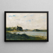 Interior de iglesia - Charles François Daubigny — cuadro enmarcado en la pared