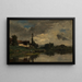 Portejoie sur la Seine - Charles François Daubigny — cuadro enmarcado en la pared