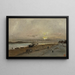 Étaples - Charles François Daubigny — framed artwork on a wall