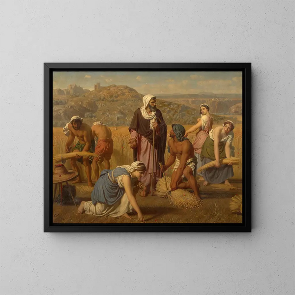 Ruth y Booz - Charles Gleyre — cuadro enmarcado en la pared