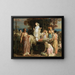 Ulysses and Nausicaa - Charles Gleyre — framed artwork on a wall