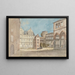 Ruinas del castillo de Heidelberg - Charles Gore — cuadro enmarcado en la pared