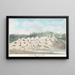 Village de Cheslakees en los Détroits de Johnstone - Charles Hamilton Smith — cuadro enmarcado en la pared