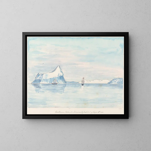Île Cockburn, Inlet de l'Amirauté - Charles Hamilton Smith — framed artwork on a wall