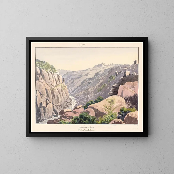 Miranda de Duero - Charles Hamilton Smith — framed artwork on a wall