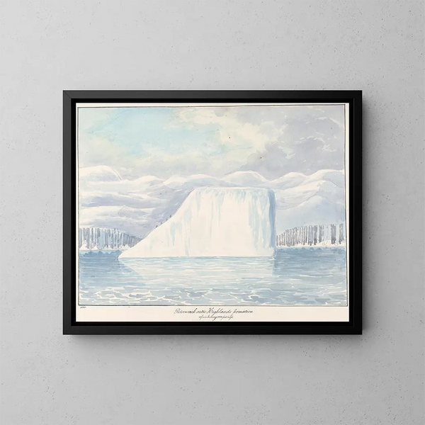 Formación de las Altas Tierras Árticas de Petoowack - Charles Hamilton Smith — cuadro enmarcado en la pared