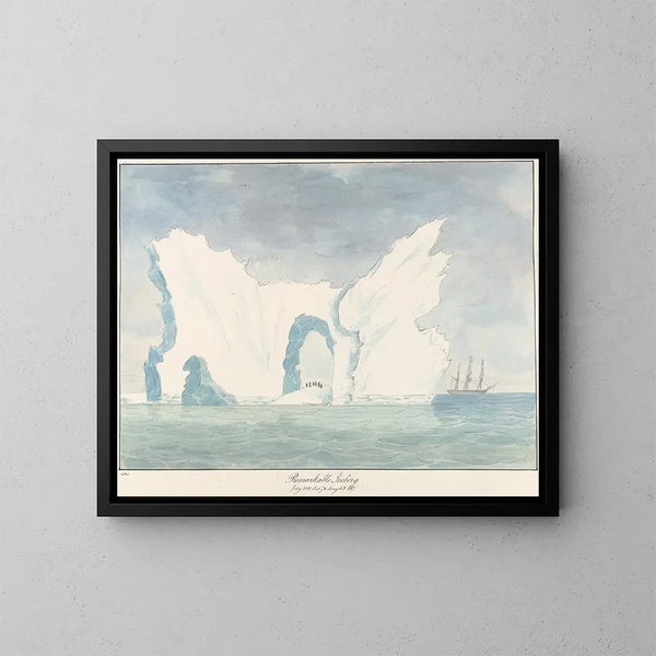 Iceberg remarquable - Charles Hamilton Smith — cuadro enmarcado en la pared