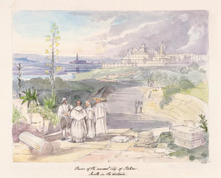 Charles Hamilton Smith - Ruins of the Ancient City of Italica Seville in the Distance.webp
