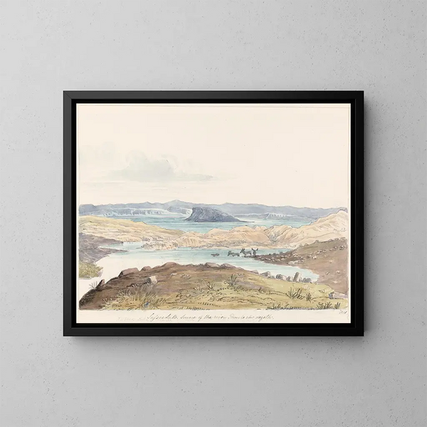 Lago de Sussex - Charles Hamilton Smith — cuadro enmarcado en la pared