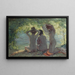 Bathers - Charles Hermans — framed artwork on a wall
