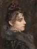 Retrato de una dama - Charles Hermans — vista de la obra