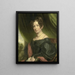 Maria Antoinette Charlotte Sanderson 1782-1859 Esposa de Johan Fraser - Charles Howard Hodges — cuadro enmarcado en la pared