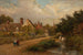 Escena de pueblo - Charles James Lewis — vista de la obra