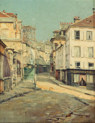 Charles Jean Coussedire - La Rue Norvins Montmartre.webp