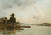 Vista del Sena en París - Charles Lapostolet — vista de la obra