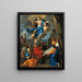 Asunción de la Virgen - Charles Le Brun — cuadro enmarcado en la pared