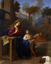 La Sainte Famille en Égypte - Charles Le Brun — artwork view