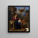 La Sainte Famille en Égypte - Charles Le Brun — framed artwork on a wall