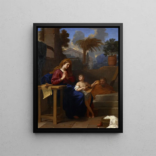 Charles Le Brun - The Holy Family in Egypt.webp
